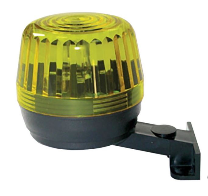 Villogó lámpa, LED-es, sárga, 230V AC, LUX230G